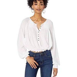 Free People White Top
